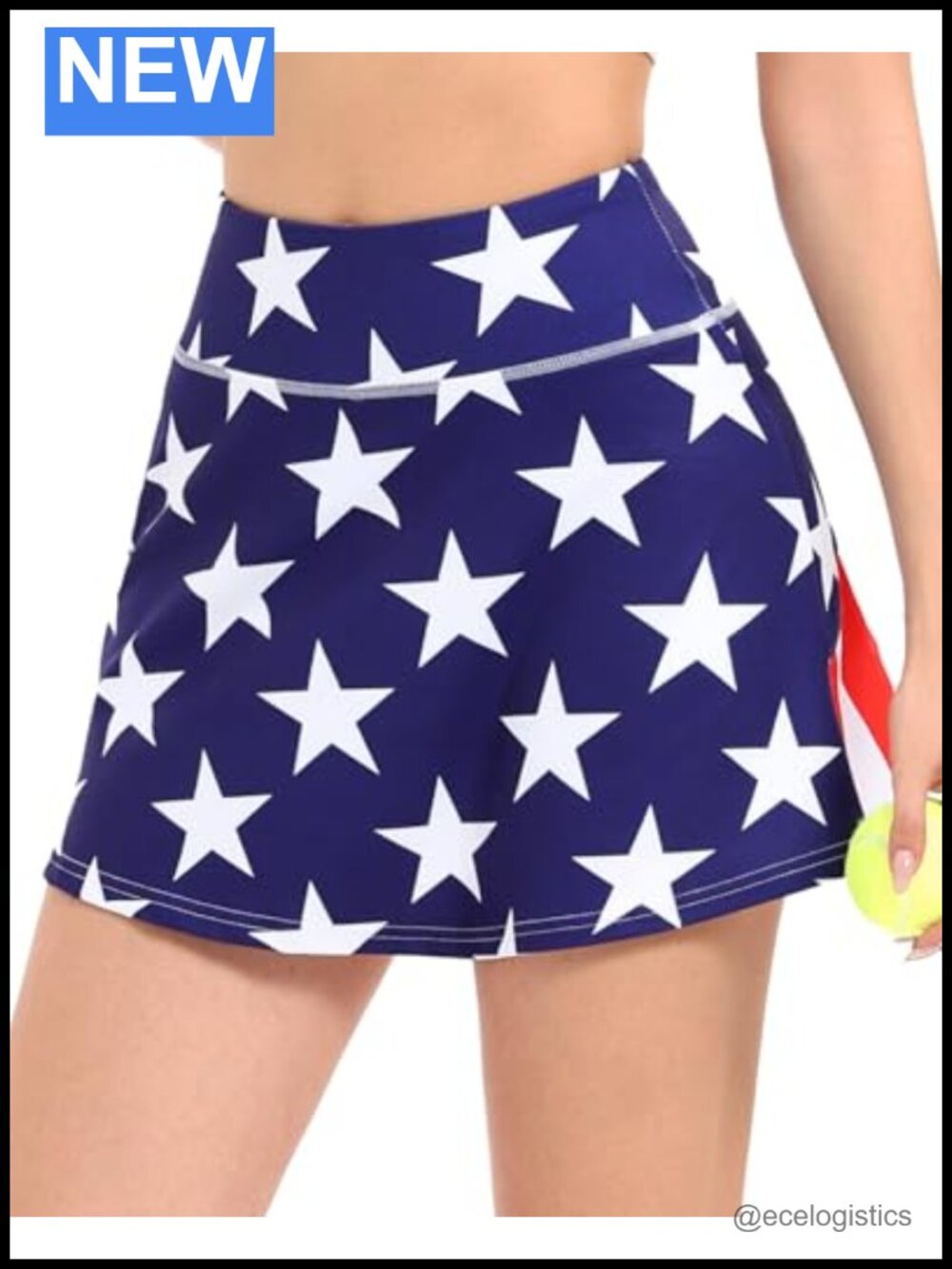 High Waist Athletic Skort with Pockets for Golf Tennis